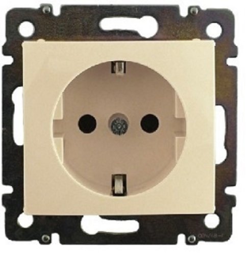 Розетка с заземлением без рамки Legrand Valena 1-м. слоновая кость картинка